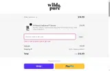WILD25 coupon verification screenshot