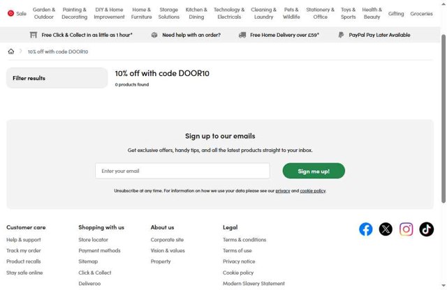 Wilko checkout page showing Wilko promo code box | Screenshot taken by SimplyCodes community member on Jul 16, 2025