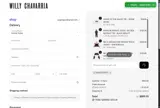 Willy Chavarria coupon verification screenshot