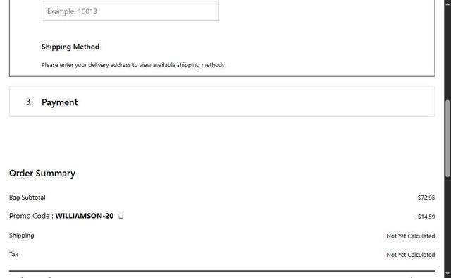 Wilson checkout page showing Wilson promo code box | Screenshot taken by SimplyCodes community member on May 7, 2025