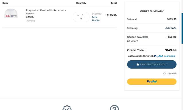 Winegard checkout page showing Winegard promo code box | Screenshot taken by SimplyCodes community member on Aug 23, 2025