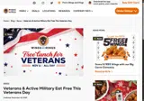 VETDAY coupon verification screenshot