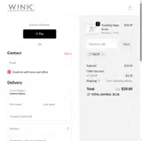 SHOP coupon verification screenshot