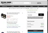 Winnipeg Jets Shop coupon verification screenshot