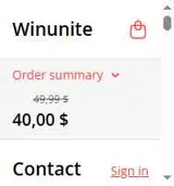Winunite coupon verification screenshot