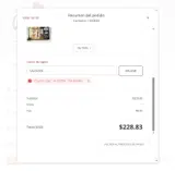 VALENTEN coupon verification screenshot