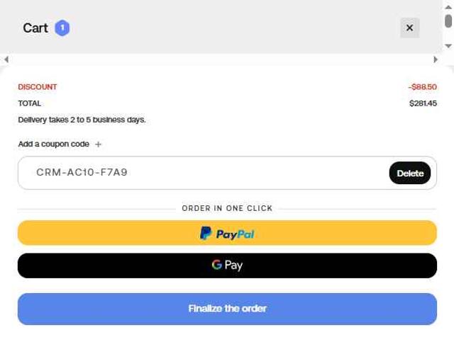 Withings checkout page showing Withings coupon code box | Screenshot taken by SimplyCodes community member on Sep 1, 2025