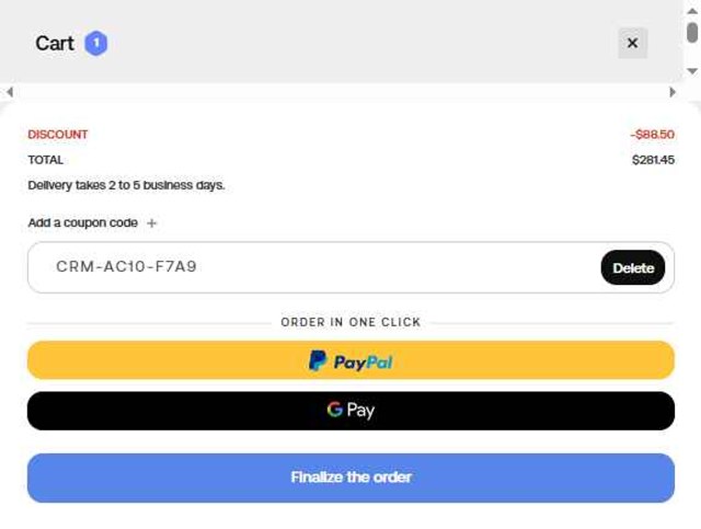 Withings checkout page showing Withings coupon code box | Screenshot taken by SimplyCodes community member on Sep 1, 2025