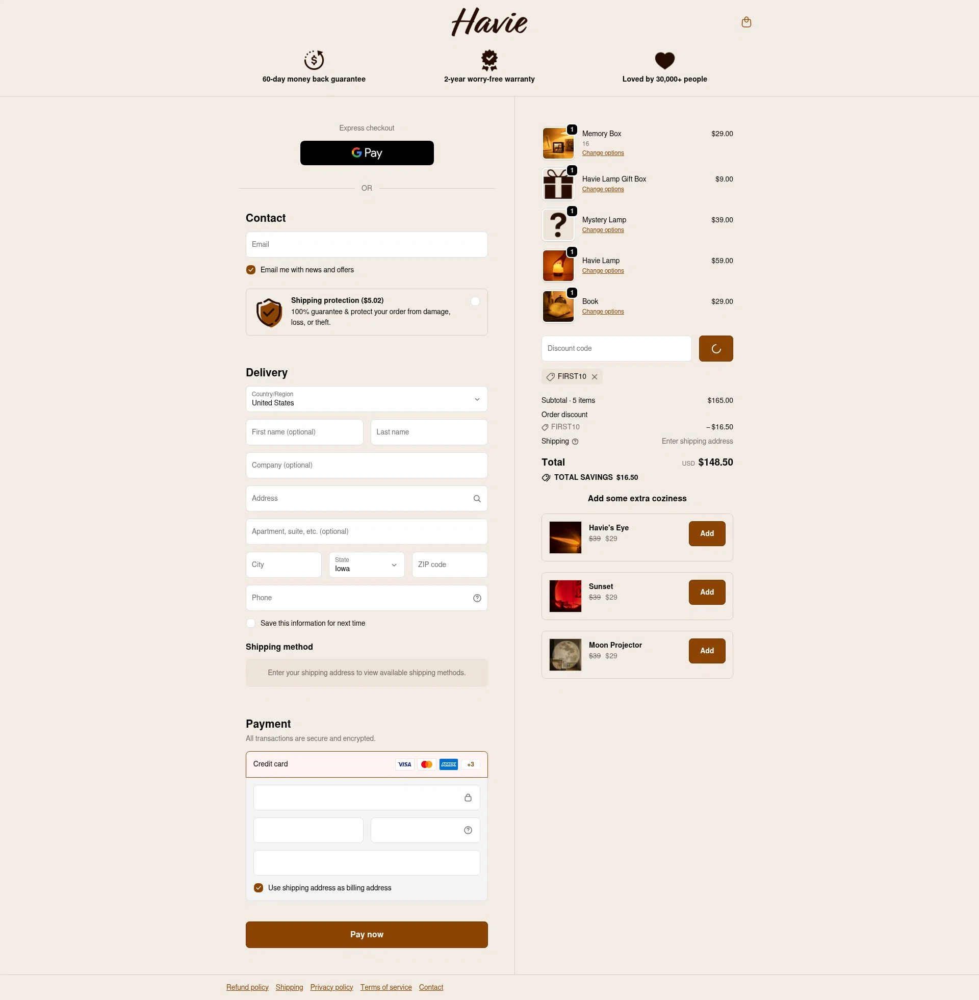 Lunie checkout page showing Lunie promo code box | Screenshot taken by SimplyCodes community member on Jan 27, 2026