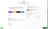 Wholesale Jewelry Website coupon verification screenshot
