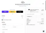 Wholesale Jewelry Website coupon verification screenshot