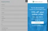 WK15 coupon verification screenshot