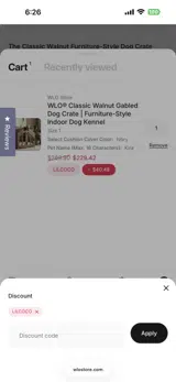 LILCOCO coupon verification screenshot