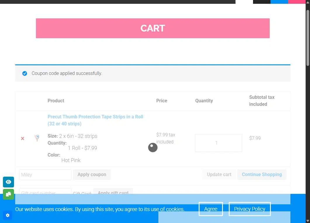 Wod & Done checkout page showing Wod & Done coupon code box | Screenshot taken by SimplyCodes community member on Jan 16, 2026