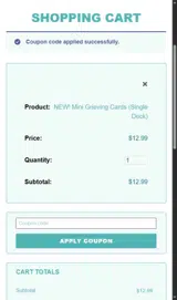 enzo coupon verification screenshot