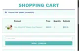 salexhm coupon verification screenshot
