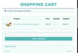 saraymorgan coupon verification screenshot