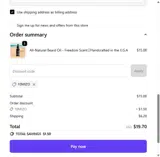 10MIZO coupon verification screenshot