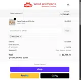 WELCOME coupon verification screenshot