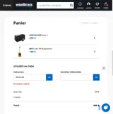 FRENCH45 coupon verification screenshot