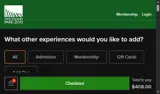 Woodland Park Zoo coupon verification screenshot