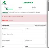 FRESHWOOD coupon verification screenshot