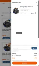 SOPHIE18 coupon verification screenshot