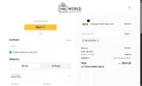 World Amenities coupon verification screenshot