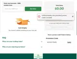 World of Books - Sell Your Books US coupon verification screenshot