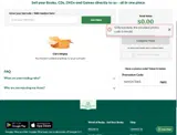 World of Books - Sell Your Books US coupon verification screenshot