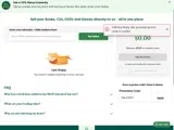 World of Books - Sell Your Books US coupon verification screenshot