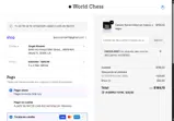 World Chess coupon verification screenshot