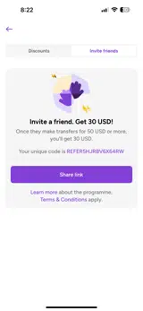 WorldRemit coupon verification screenshot