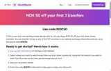 WorldRemit coupon verification screenshot