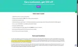 Coupon verification screenshot