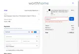 Worth Home Products coupon verification screenshot