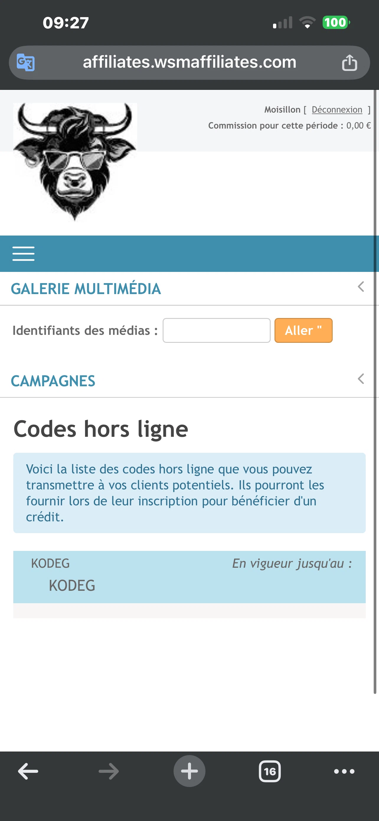 WSM Casino promo code screenshot showing code KODEG applied at WSM Casino checkout page. Uploaded by SimplyCodes community member CodeEagle5106 on Nov 21, 2025