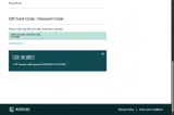 A-21426 coupon verification screenshot