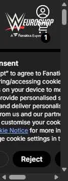 WWE Euroshop checkout page showing WWE Euroshop promo code box | Screenshot taken by SimplyCodes community member on Feb 11, 2026