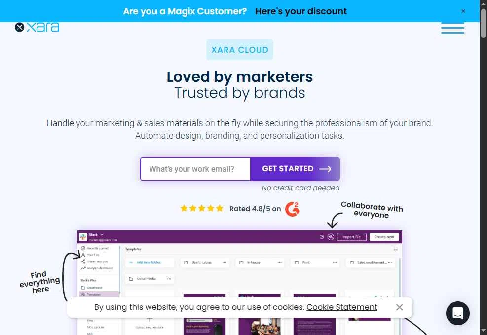 Xara checkout page showing Xara discount code box | Screenshot taken by SimplyCodes community member on Dec 20, 2025
