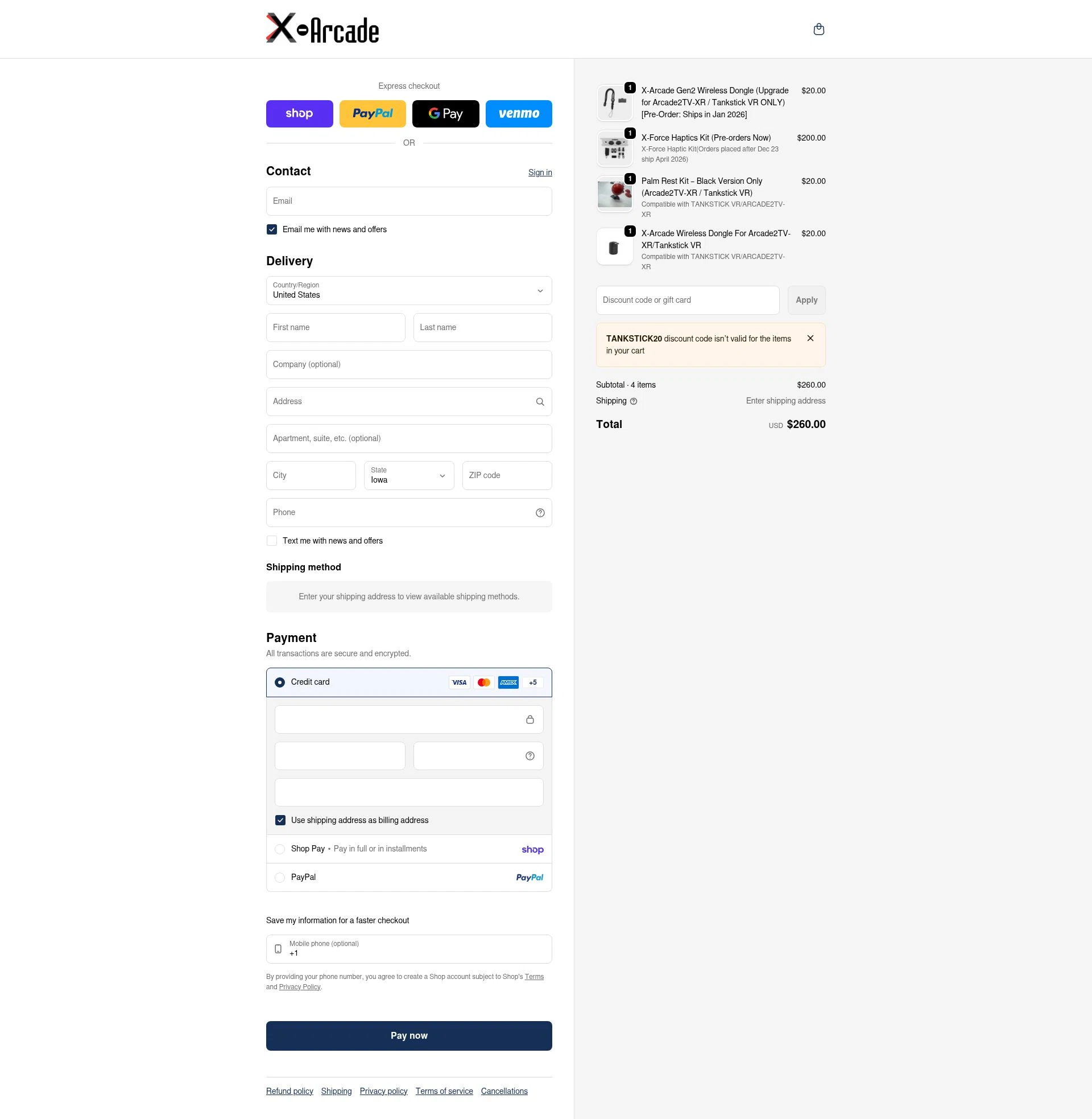 XGaming checkout page showing XGaming promo code box | Screenshot taken by SimplyCodes community member on Feb 13, 2026