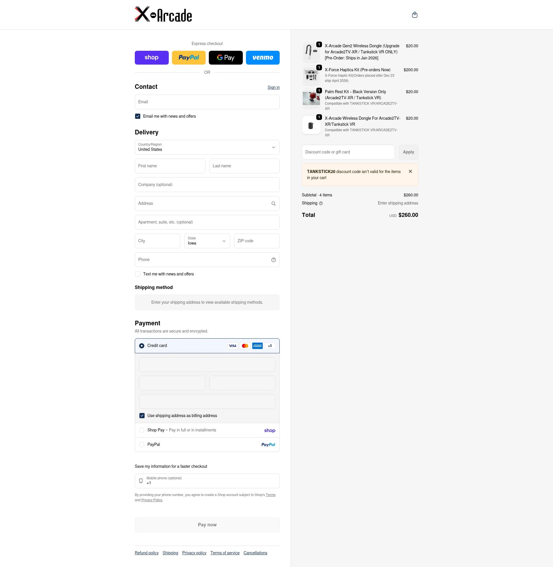XGaming checkout page showing XGaming promo code box | Screenshot taken by SimplyCodes community member on Feb 8, 2026