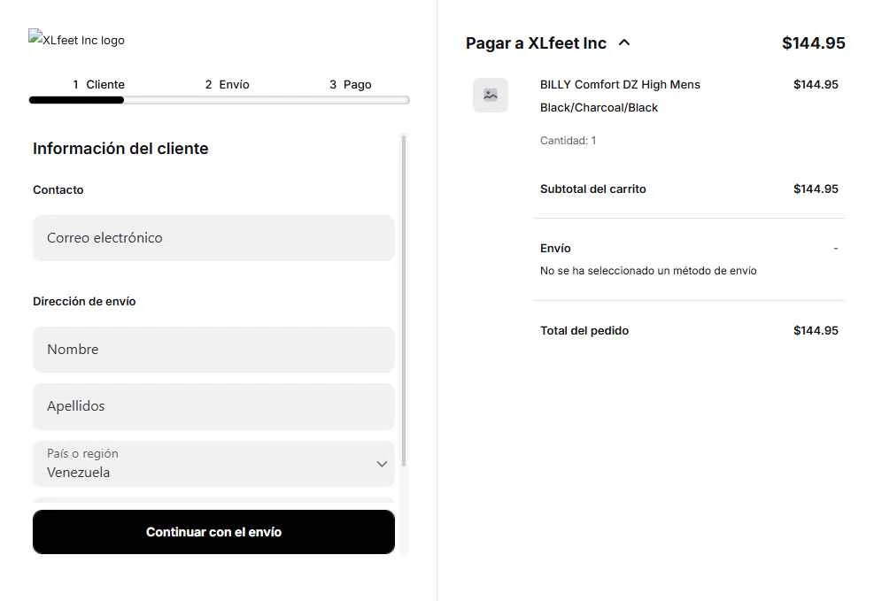 XLFeet checkout page showing XLFeet coupon code box | Screenshot taken by SimplyCodes community member on Dec 19, 2025