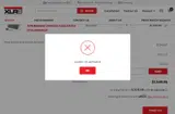 XLR8 Performance coupon verification screenshot