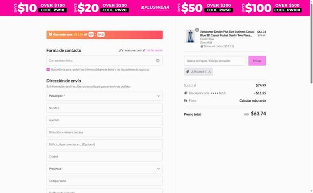 Xpluswear checkout page showing Xpluswear coupon code box | Screenshot taken by SimplyCodes community member on Sep 4, 2025