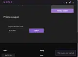 Xpole Us coupon verification screenshot