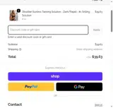 XTAN15 coupon verification screenshot