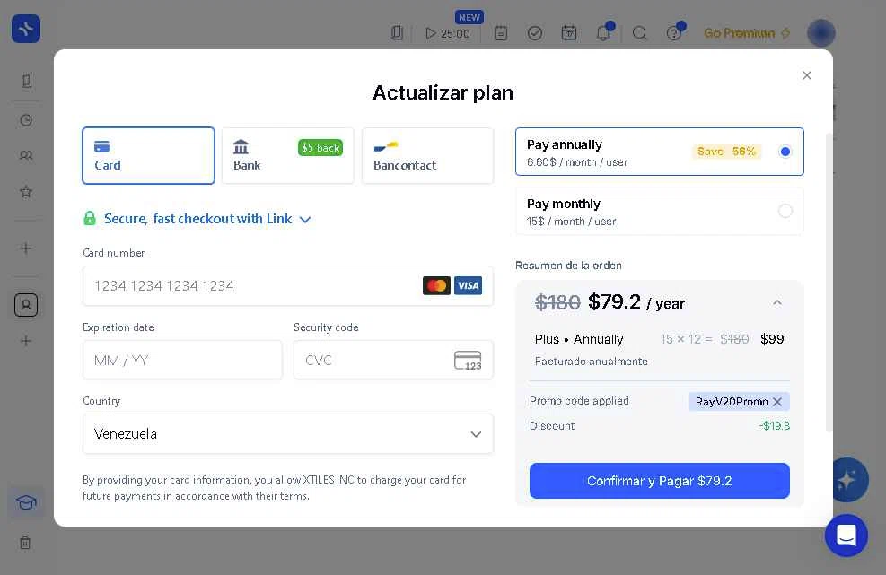 xTiles checkout page showing xTiles promo code box | Screenshot taken by SimplyCodes community member on Dec 17, 2025