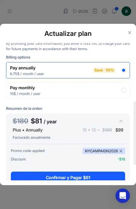 xTiles checkout page showing xTiles promo code box | Screenshot taken by SimplyCodes community member on Jan 22, 2026
