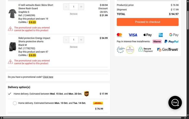 Xtremeinn checkout page showing Xtremeinn promo code box | Screenshot taken by SimplyCodes community member on Oct 2, 2025